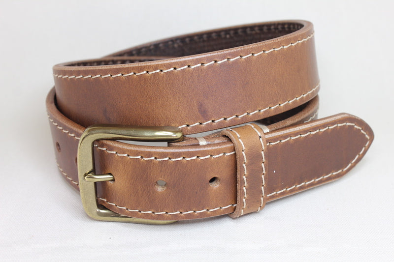 Ledergürtel "Michael" 4cm - Eichengrubengegerbt
