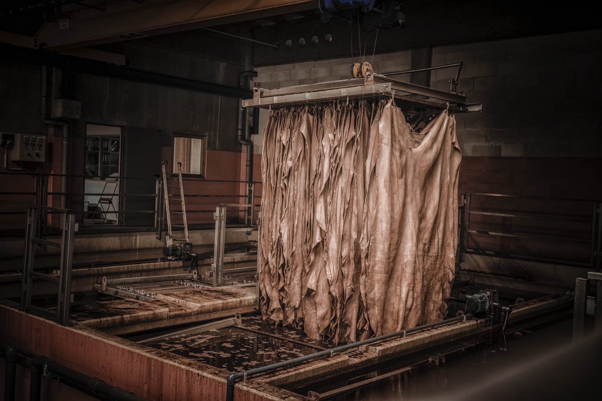 Gerbgruben in der Lederfabrik Kilger